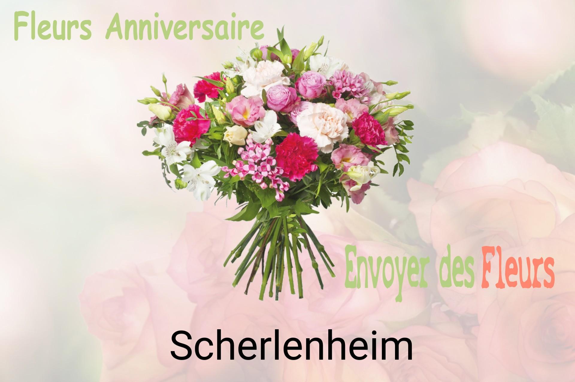 Bouquet de fleurs d’anniversaire livré à Scherlenheim